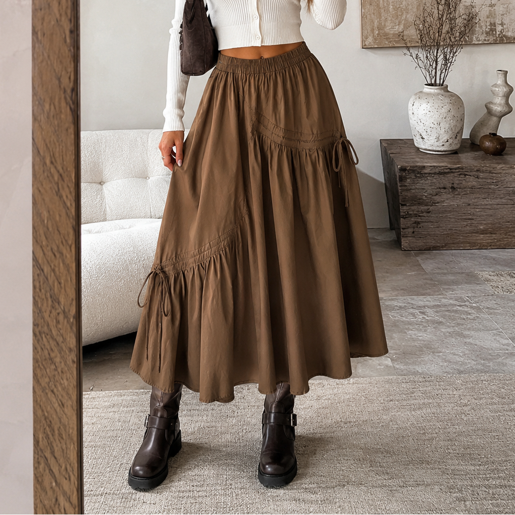 Saia Midi Boho Flow