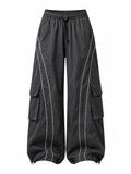 Calças Cargo Vintage Y2K Oversized Femininas